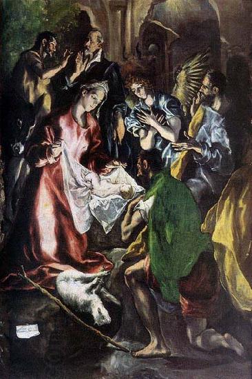 GRECO, El Adoration of the Shepherds oil painting picture
